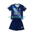 Camisola Club Puebla Criança Equipamento Segundo 2024-2025 Manga Curta